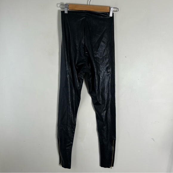 Commando Perfect Control Faux Leather Zip Leggings Size Medium NWT Black Control - Picture 11 of 15